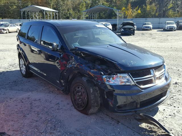 3C4PDCAB0FT665528 - 2015 DODGE JOURNEY SE BLUE photo 1