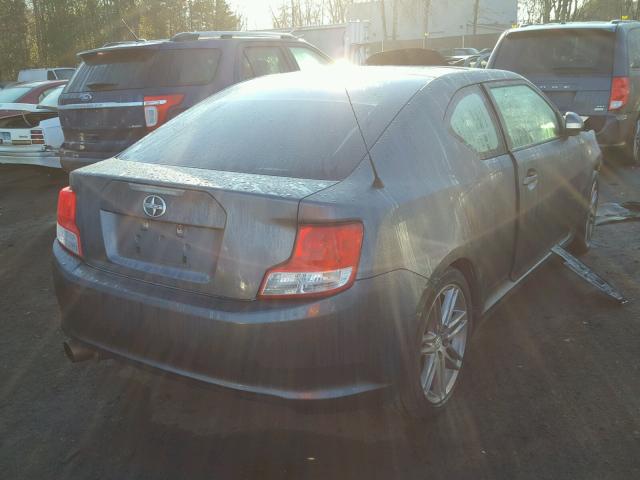 JTKJF5C75B3007707 - 2011 TOYOTA SCION TC 灰色 照片 4