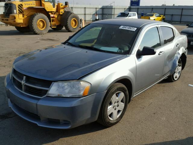 1B3LC46JX8N220161 - 2008 DODGE AVENGER SE BLUE photo 2