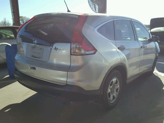 3CZRM3H33DG703051 - 2013 HONDA CR-V LX SILVER photo 4