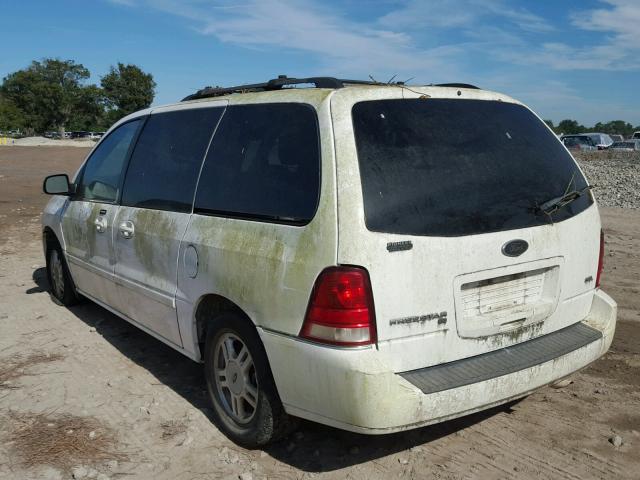 2FMZA52235BA90018 - 2005 FORD FREESTAR S WHITE photo 3