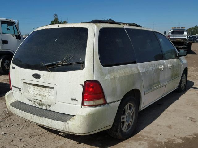 2FMZA52235BA90018 - 2005 FORD FREESTAR S WHITE photo 4