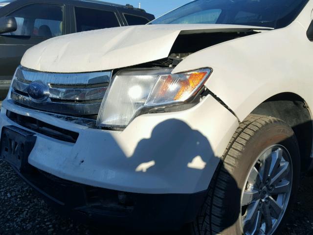 2FMDK3KC4ABB02708 - 2010 FORD EDGE LIMIT WHITE photo 9