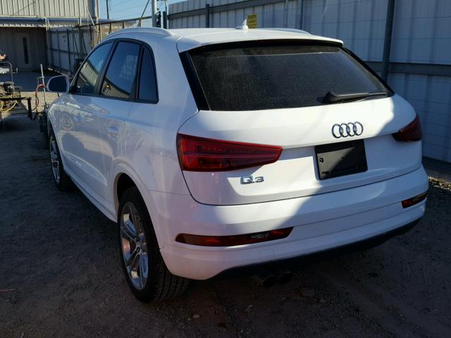 WA1BCCFS4HR009716 - 2017 AUDI Q3 PREMIUM WHITE photo 3