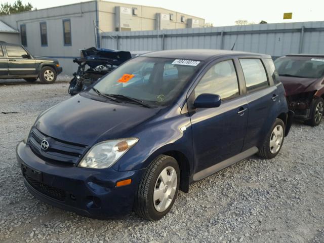 JTKKT624450101707 - 2005 TOYOTA SCION XA BLUE photo 2