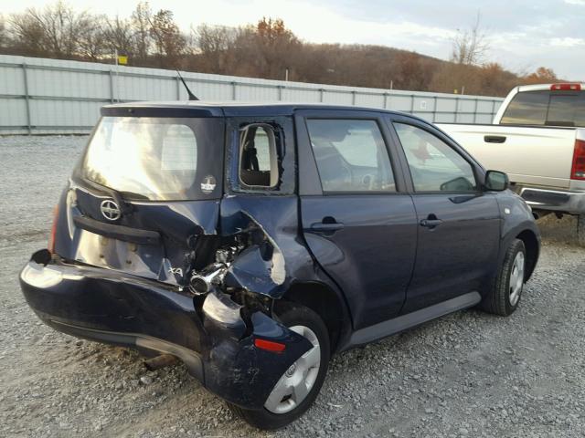 JTKKT624450101707 - 2005 TOYOTA SCION XA BLUE photo 4