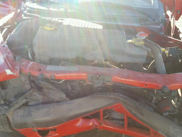 1D7HL38K94S570385 - 2004 DODGE DAKOTA QUA RED photo 7