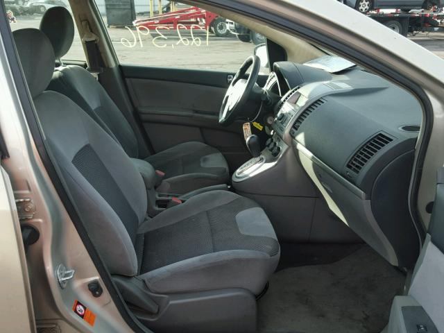 3N1AB61E27L603818 - 2007 NISSAN SENTRA 2.0 BEIGE photo 5