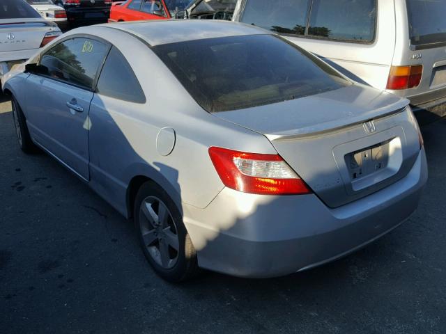 2HGFG12816H558394 - 2006 HONDA CIVIC EX SILVER photo 3