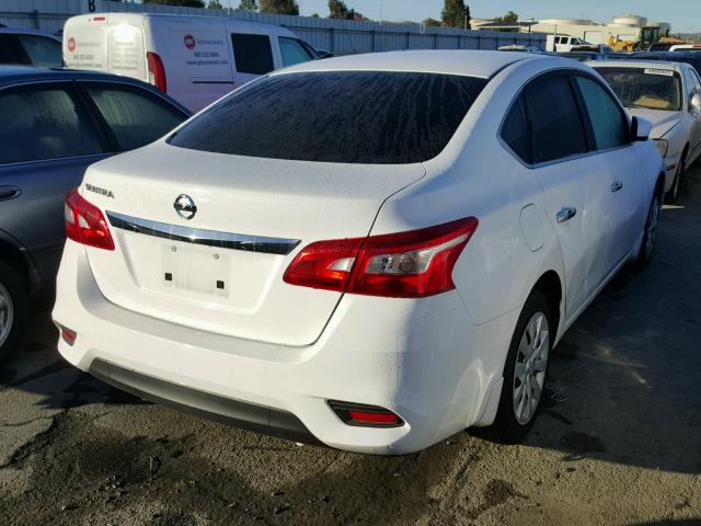 3N1AB7AP7GY283566 - 2016 NISSAN SENTRA S WHITE photo 4