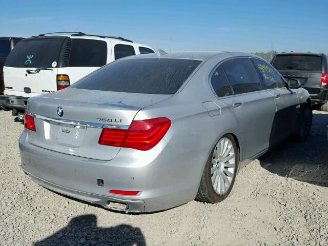 WBAKB8C52CC964074 - 2012 BMW 750LI SILVER photo 4