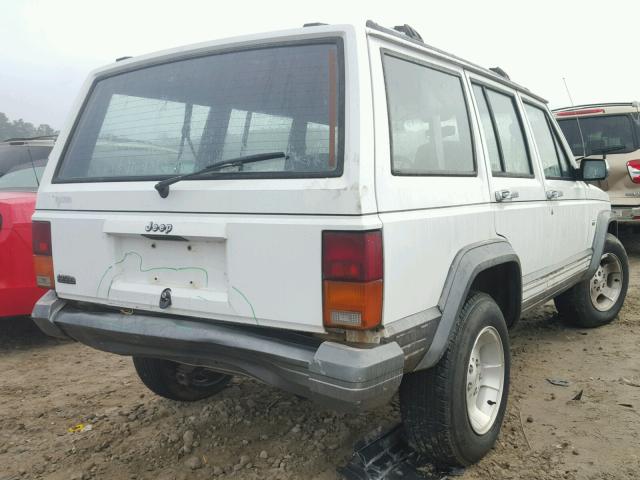 1J4FT58S4NL166929 - 1992 JEEP CHEROKEE L WHITE photo 4