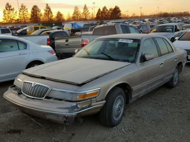 2MELM74W3VX624990 - 1997 MERCURY GRAND MARQ BROWN photo 2