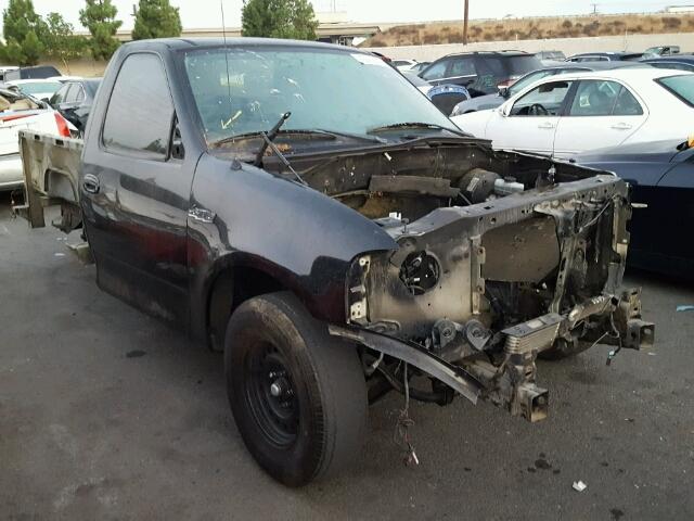 2FTRF07324CA11635 - 2004 FORD F150 SVT L BLACK photo 1