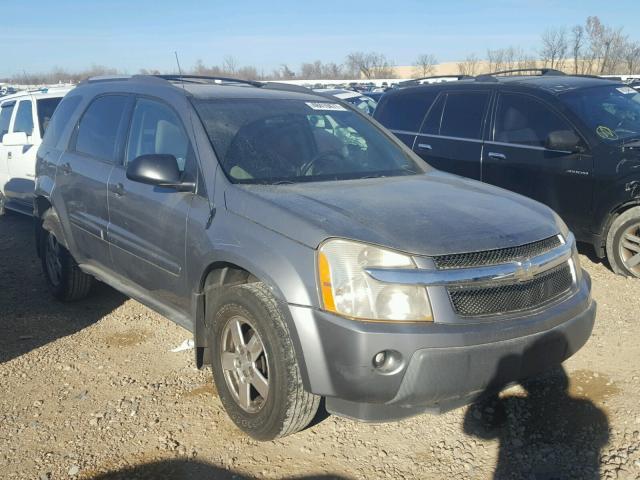 2CNDL13F156128630 - 2005 CHEVROLET EQUINOX LS GRAY photo 1