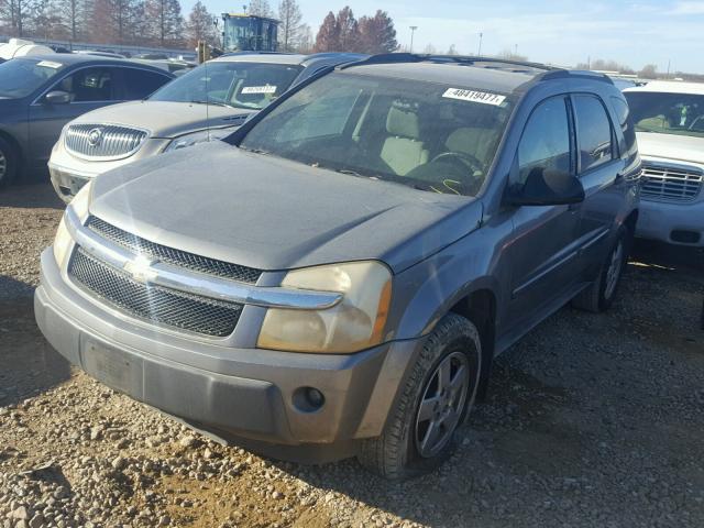 2CNDL13F156128630 - 2005 CHEVROLET EQUINOX LS GRAY photo 2