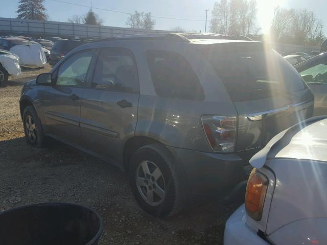 2CNDL13F156128630 - 2005 CHEVROLET EQUINOX LS GRAY photo 3