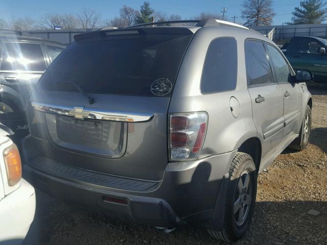 2CNDL13F156128630 - 2005 CHEVROLET EQUINOX LS GRAY photo 4