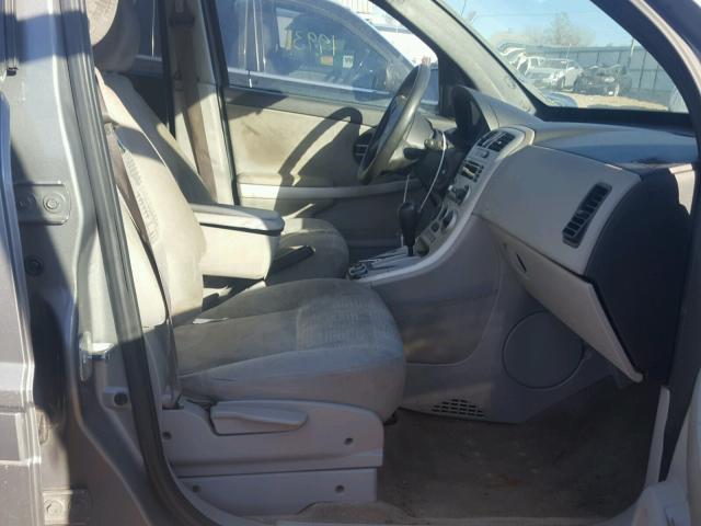 2CNDL13F156128630 - 2005 CHEVROLET EQUINOX LS GRAY photo 5