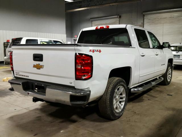 3GCUKREC3FG345093 - 2015 CHEVROLET SILVERADO WHITE photo 4