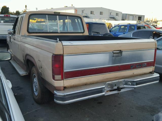 1FTEX15H7FKA60425 - 1985 FORD F150 BROWN photo 3