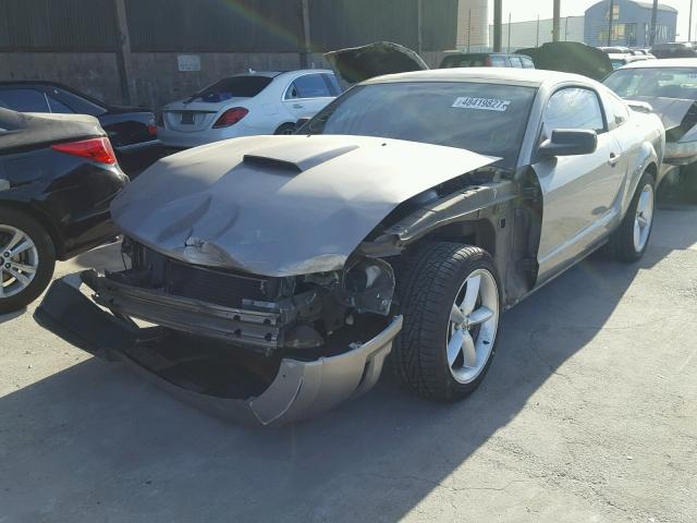 1ZVHT82H595106887 - 2009 FORD MUSTANG GT GRAY photo 2