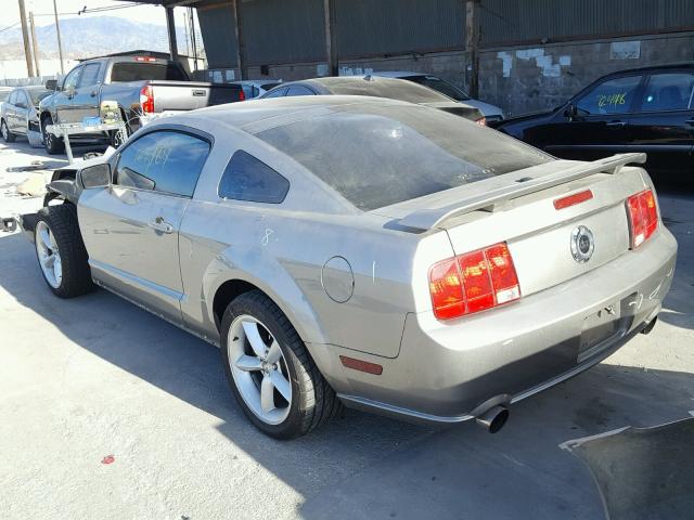 1ZVHT82H595106887 - 2009 FORD MUSTANG GT GRAY photo 3