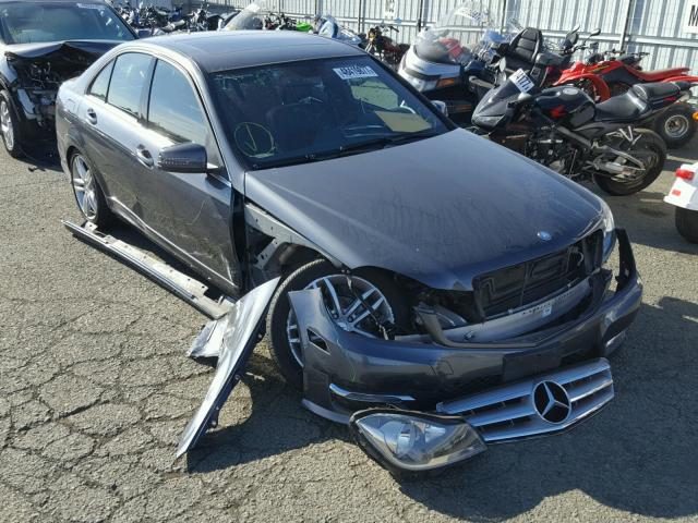 WDDGF4HB5DA787530 - 2013 MERCEDES-BENZ C 250 GRAY photo 1