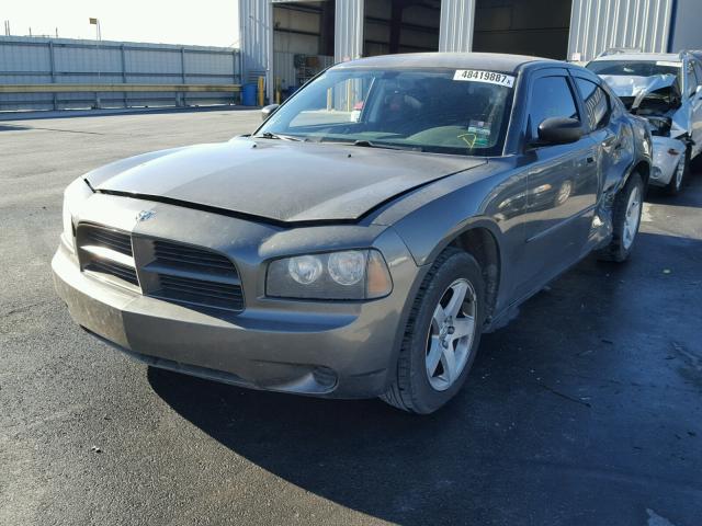 2B3KA43D69H615710 - 2009 DODGE CHARGER GRAY photo 2