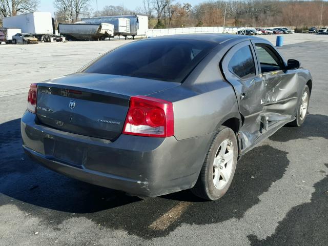 2B3KA43D69H615710 - 2009 DODGE CHARGER GRAY photo 4