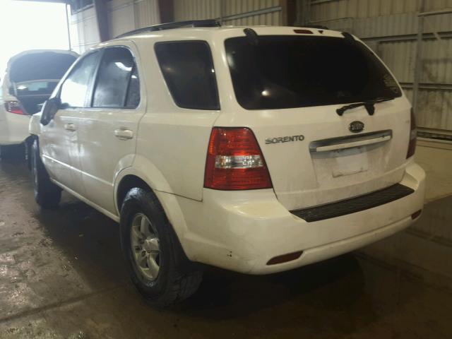 KNDJD735685849119 - 2008 KIA SORENTO EX WHITE photo 3