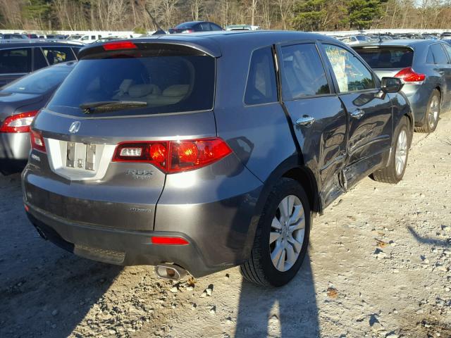 5J8TB1H58CA001605 - 2012 ACURA RDX TECHNO GRAY photo 4