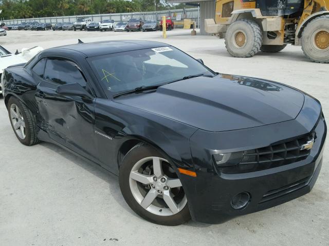 2G1FA1E3XD9247109 - 2013 CHEVROLET CAMARO LS BLACK photo 1