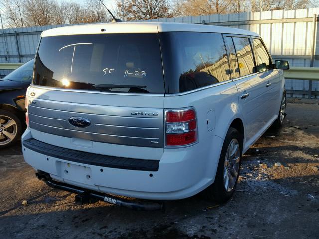 2FMEK63C99BB08536 - 2009 FORD FLEX LIMIT WHITE photo 4