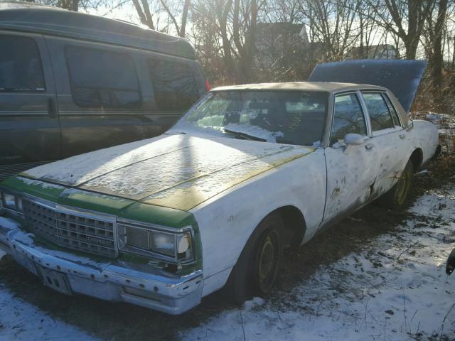 1G1BN69H2FX127248 - 1985 CHEVROLET CAPRICE CL WHITE photo 2