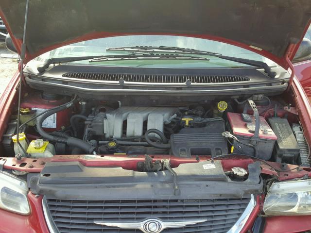 1G4GP64L7YB727900 - 2000 CHRYSLER TOWN & COU RED photo 10