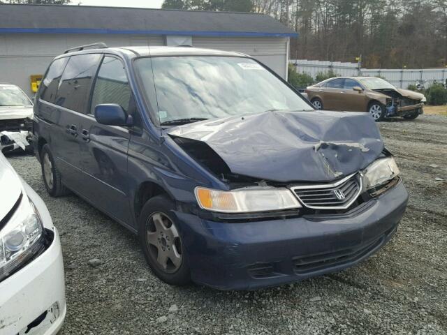 2HKRL1861YH002903 - 2000 HONDA ODYSSEY EX BLUE photo 1