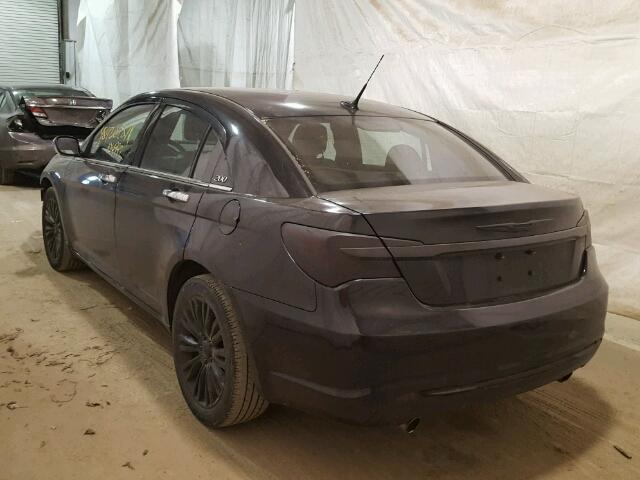 1C3BC2FG8BN520666 - 2011 CHRYSLER 200 LIMITE BLACK photo 3