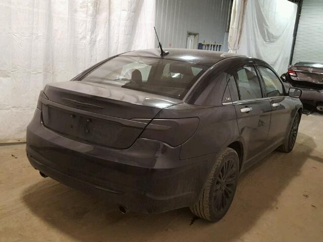 1C3BC2FG8BN520666 - 2011 CHRYSLER 200 LIMITE BLACK photo 4