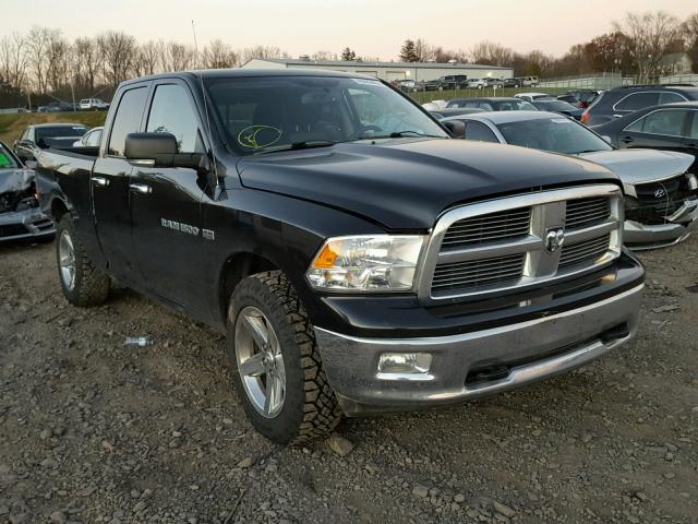 1D7RV1GT3BS551731 - 2011 DODGE RAM 1500 BLACK photo 1