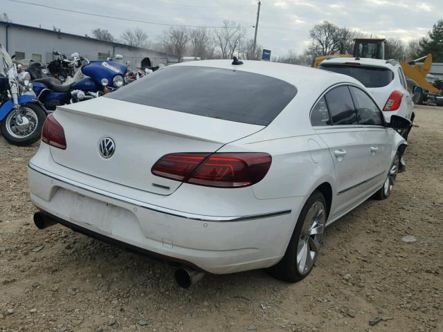 WVWGU7AN3DE556074 - 2013 VOLKSWAGEN CC VR6 4MO WHITE photo 4