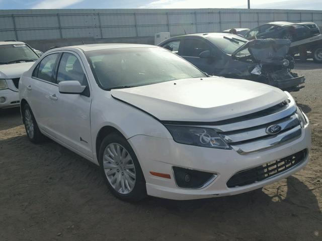 3FADP0L34AR276353 - 2010 FORD FUSION HYB WHITE photo 1