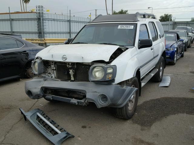 5N1ED28T74C680516 - 2004 NISSAN XTERRA XE WHITE photo 2