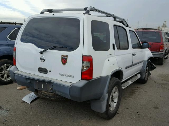 5N1ED28T74C680516 - 2004 NISSAN XTERRA XE WHITE photo 4