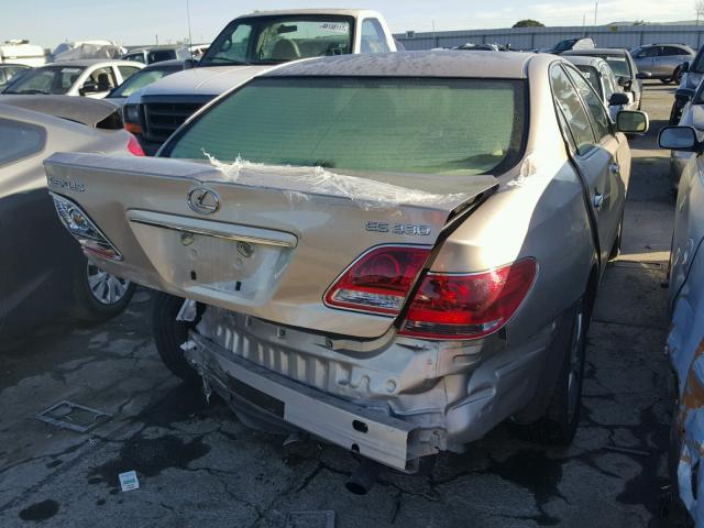 JTHBA30G965162739 - 2006 LEXUS ES 330 TAN photo 4