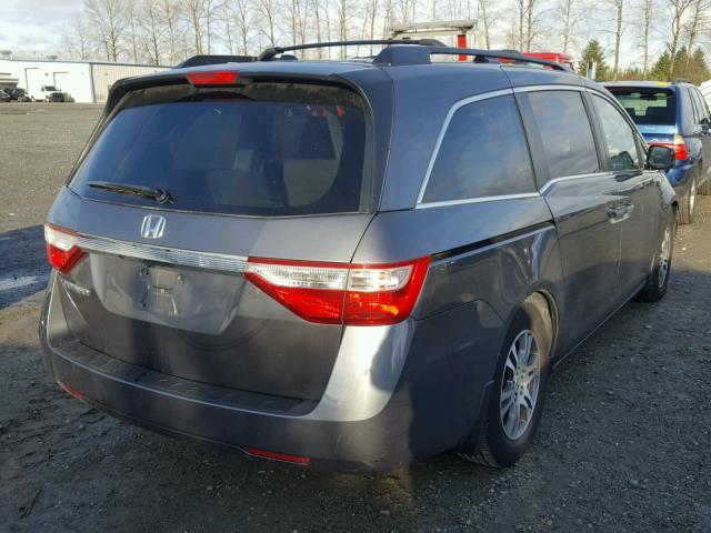 5FNRL5H64CB141132 - 2012 HONDA ODYSSEY EX CHARCOAL photo 4