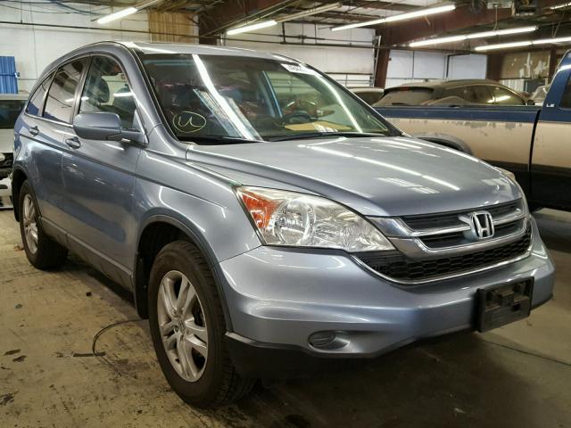 5J6RE4H76AL002220 - 2010 HONDA CR-V EXL BLUE photo 1