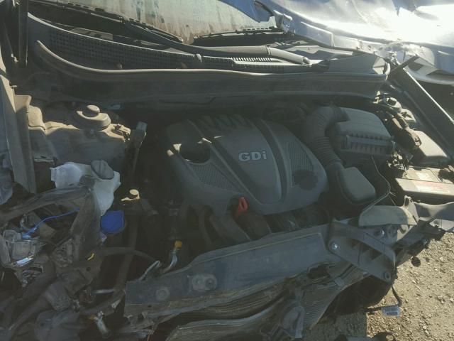 5NPEB4AC6CH321872 - 2012 HYUNDAI SONATA GLS GRAY photo 7