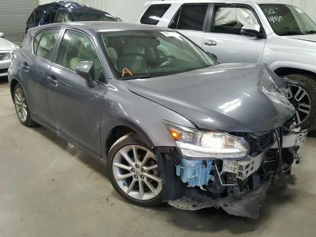 JTHKD5BH2C2110505 - 2012 LEXUS CT 200 GRAY photo 1