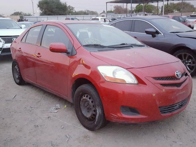 JTDBT923481245191 - 2008 TOYOTA YARIS RED photo 1